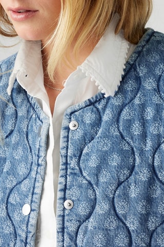 Veste en jean Rumer Quilted - Bleu