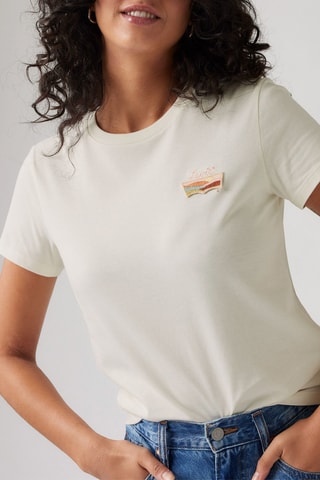 T-shirt The Perfect - Blanc et beige