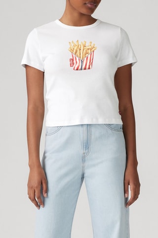 T-shirt Graphic Rickie - Blanc