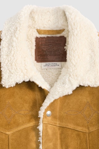Veste Sherpa Western Suede Sherpa Trk Evening Sun Tru - Camel