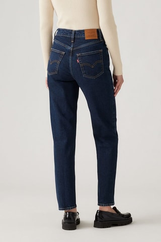 Jean mom 80's - Bleu