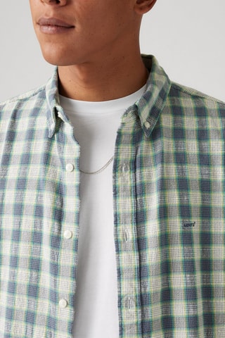 Chemise Authentic Button Down Xavier Plaid Vi - Bleu, vert et gris