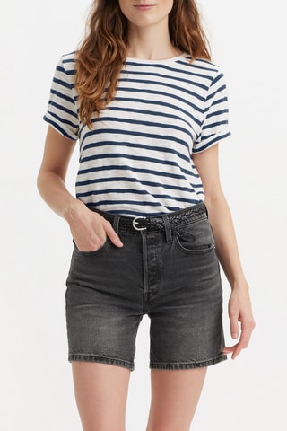 T-shirt Margot - Blanc et bleu