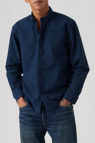 Chemise Authentic Button Down Lucio Blazer - Bleu