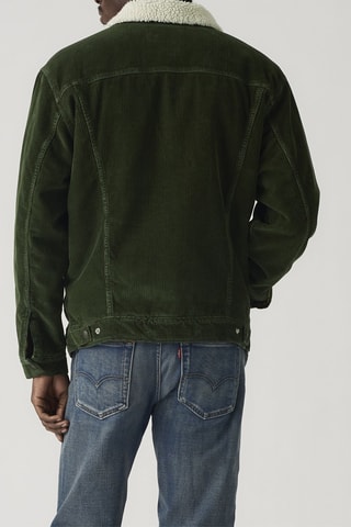 Veste en velours Relaxed fit Sherpa - Vert