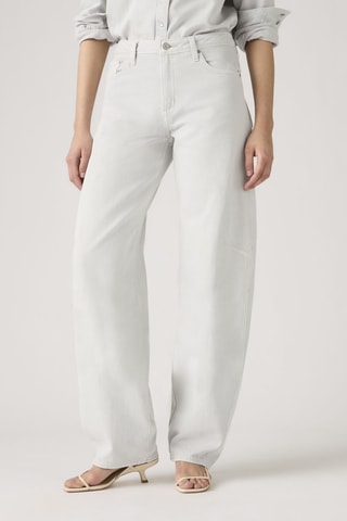 Jean Baggy Dad Barrel - Gris
