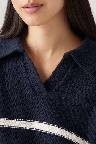 Pull Satellite - Blanc et bleu