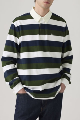 Polo Union Rugby Jona - Blanc, bleu et vert