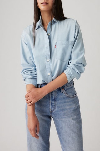 Chemise Harlie Boyfriend - Ciel