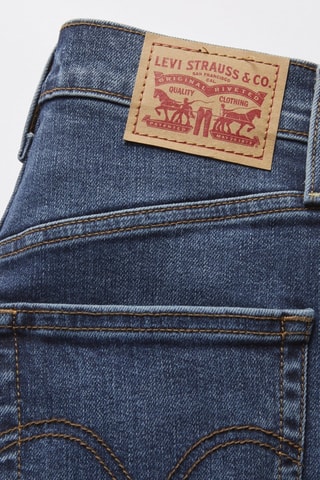 Jean Ribcage Straight Ankle - Bleu