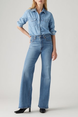 Jean Ribcage Bells - Bleu