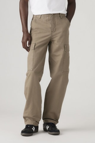 	Pantalon Straight Cargo - Vert