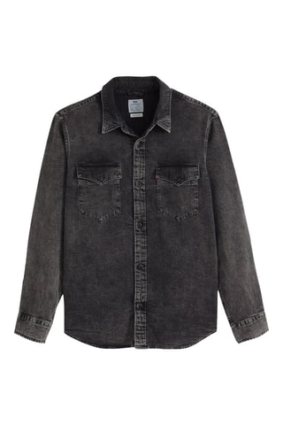Chemise Relaxed Fit Western - Noir