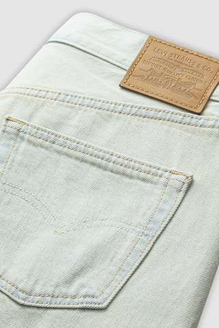 Jupe midi taille haute A Line Decon - Bleu