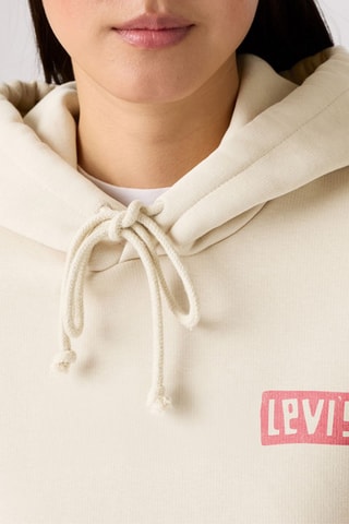 Sweat à capuche Graphic Salinas - Beige