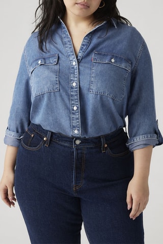 Chemise PL Doreen Doreen Utility - Bleu