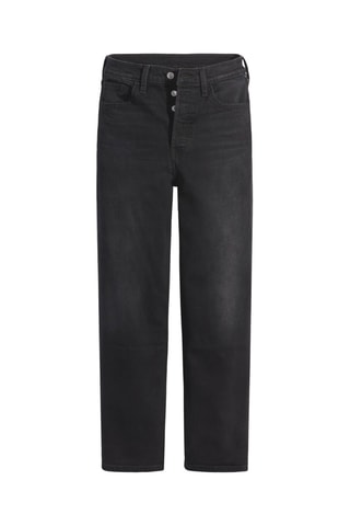 Jean Ribcage Straight Ankle - Noir