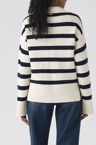 Pull Candide - Blanc et bleu
