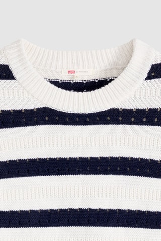 Pull Candide - Blanc et bleu