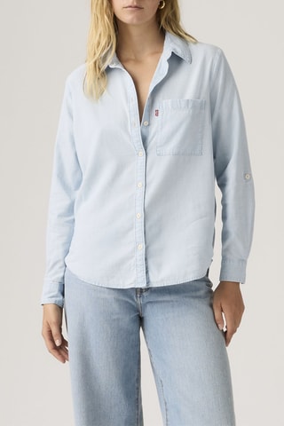 Chemise Darlene Utility - Bleu