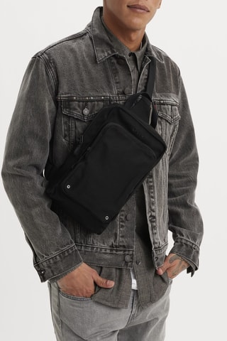 Sac bandoulière Zip Sling - Noir