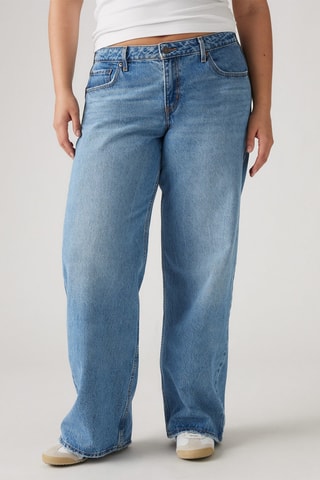 Jean Low Loose - Bleu