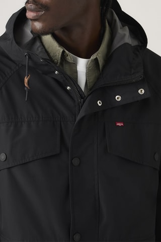Parka à capuche Marina - Noir