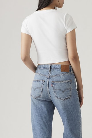 Crop top Essential  - Blanc