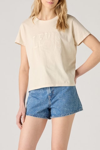 T-shirt Graphic Boxy - Blanc