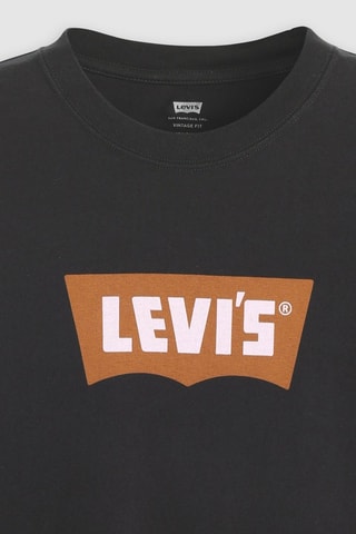 T-shirt Vintage BW Graphic - Noir