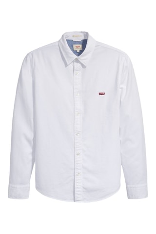 Chemise slim Battery - Blanc