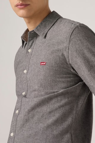 Chemise slim Battery - Gris