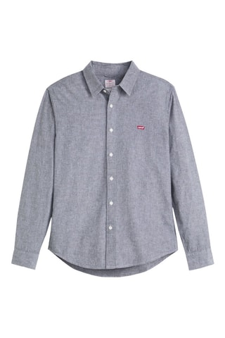 Chemise slim Battery - Gris