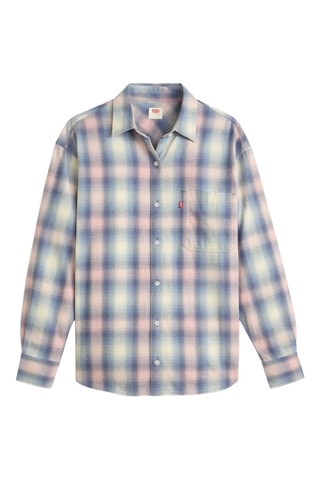 Chemise Western Harlie Flannel Shelby Shadow Pla - Gris