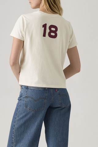 T-shirt Graphic Boxy - Blanc