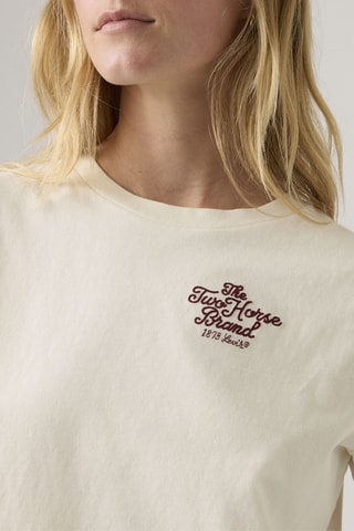T-shirt Graphic Boxy - Blanc