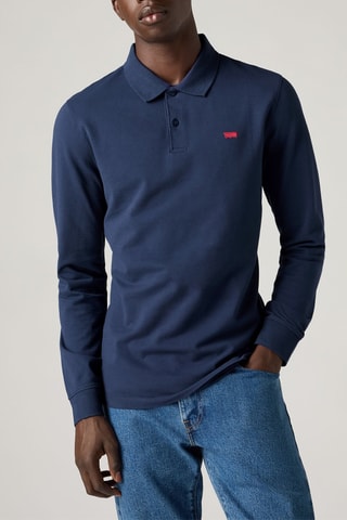 Polo slim Housemark Polo Naval Academy - Bleu