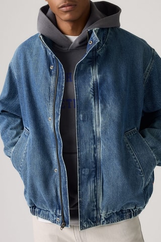 Blouson en jean Highland Park - Bleu