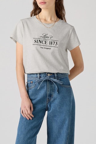T-shirt Graphic Boxy - Blanc
