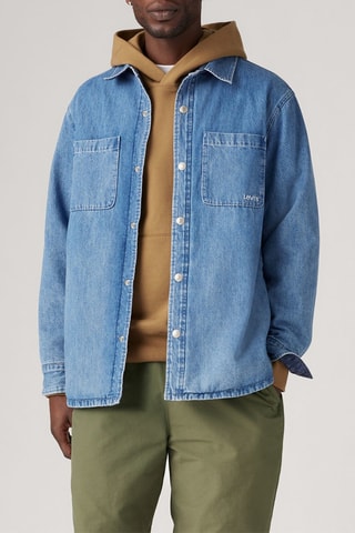 Surchemise en jean réversible Bryant Padded - Bleu