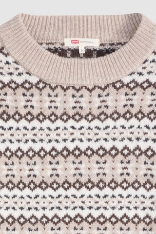 Pull en laine Ines Fairisle - Beige