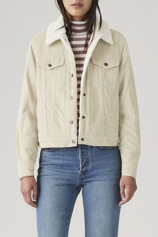 Veste Original Sherpa Trucker - Blanc