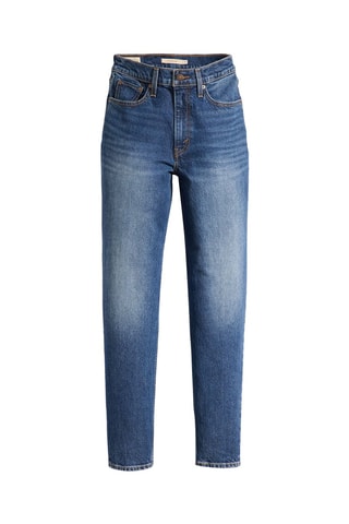Jean mom 80's - Bleu