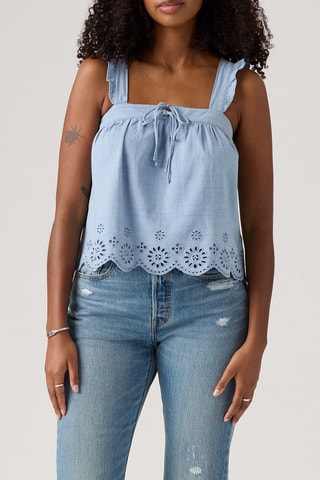 Top sans manches Cecilia - Bleu
