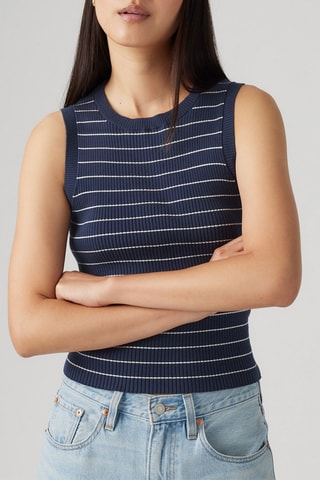 Débardeur Tulip Jules Stripe Blazer Stri - Bleu