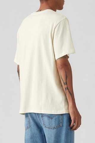 T-shirt Relaxed Fit Levi’s® Founded - Blanc, bleu et rouge