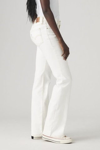 Jean superlow bootcut - Blanc