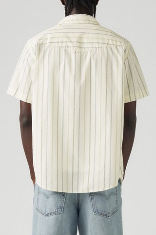 Chemise Relaxed Fit Western - Blanc et gris