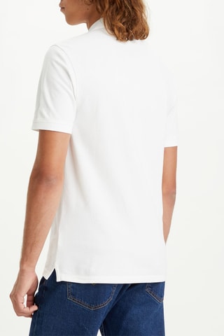Polo slim Slim Housemark Polo Bright Pique - Blanc
