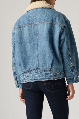 Blouson Sherpa - Bleu